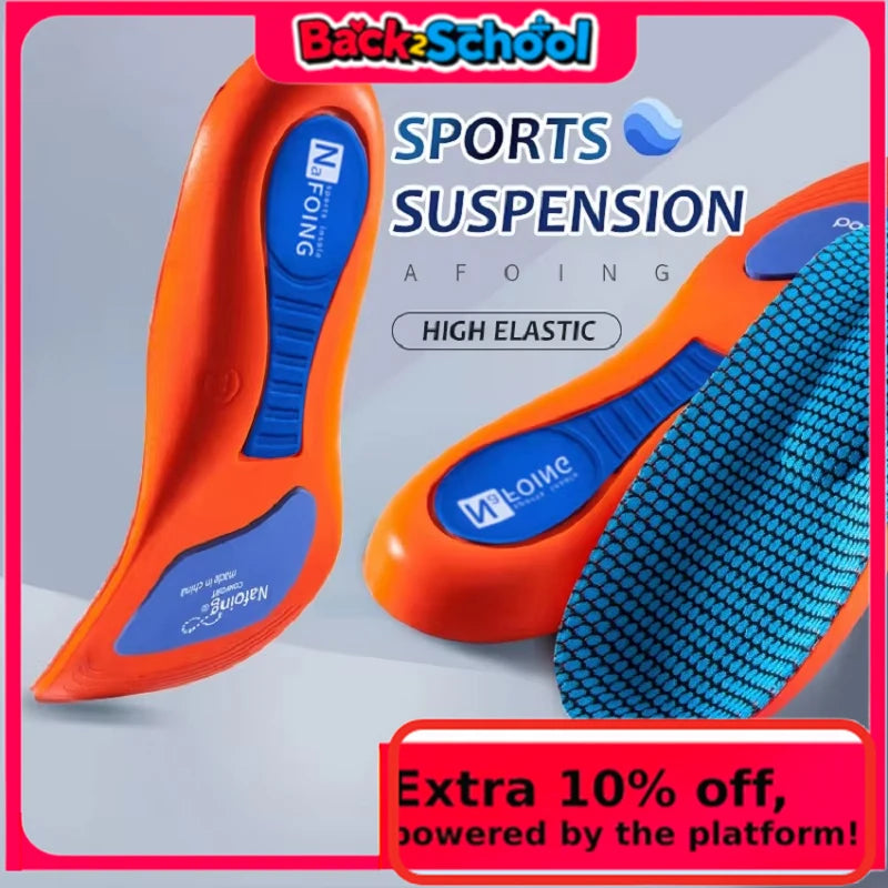 Plantillas ortopédicas deportivas para pies, hombres y mujeres, zapatos transpirables de EVA con absorción de impacto, plantilla para correr, baloncesto, almohadillas de cuidado deportivo