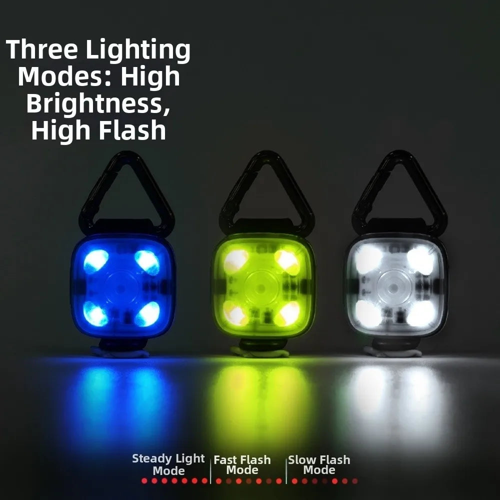 Colgante Luminoso Recargable USB para Mascotas, Linterna LED de 3 Modos, Collar para Mascotas, Luz LED de Seguridad para Perros, Colgante Luminoso para Actividades al Aire Libre