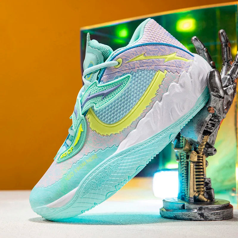 Zapatillas de baloncesto para hombre, transpirables, con amortiguación, antideslizantes, para correr, entrenamiento de gimnasia, zapatillas de baloncesto atléticas