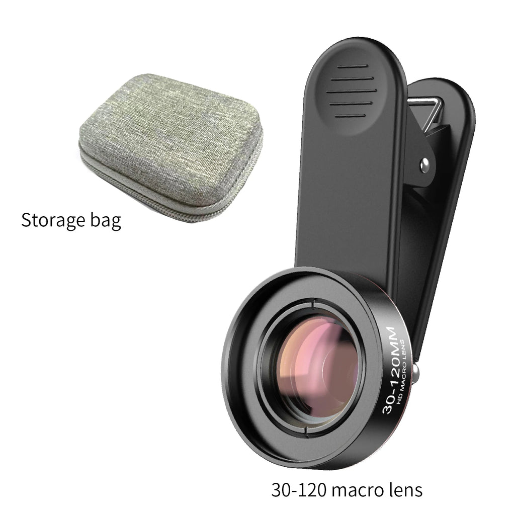 Nueva lente Macro mejorada 4K HD 30-120mm lente de teléfono Ultra cámara filtros CPL Star para iPhone xs Max Samsung s10 todos los teléfonos inteligentes