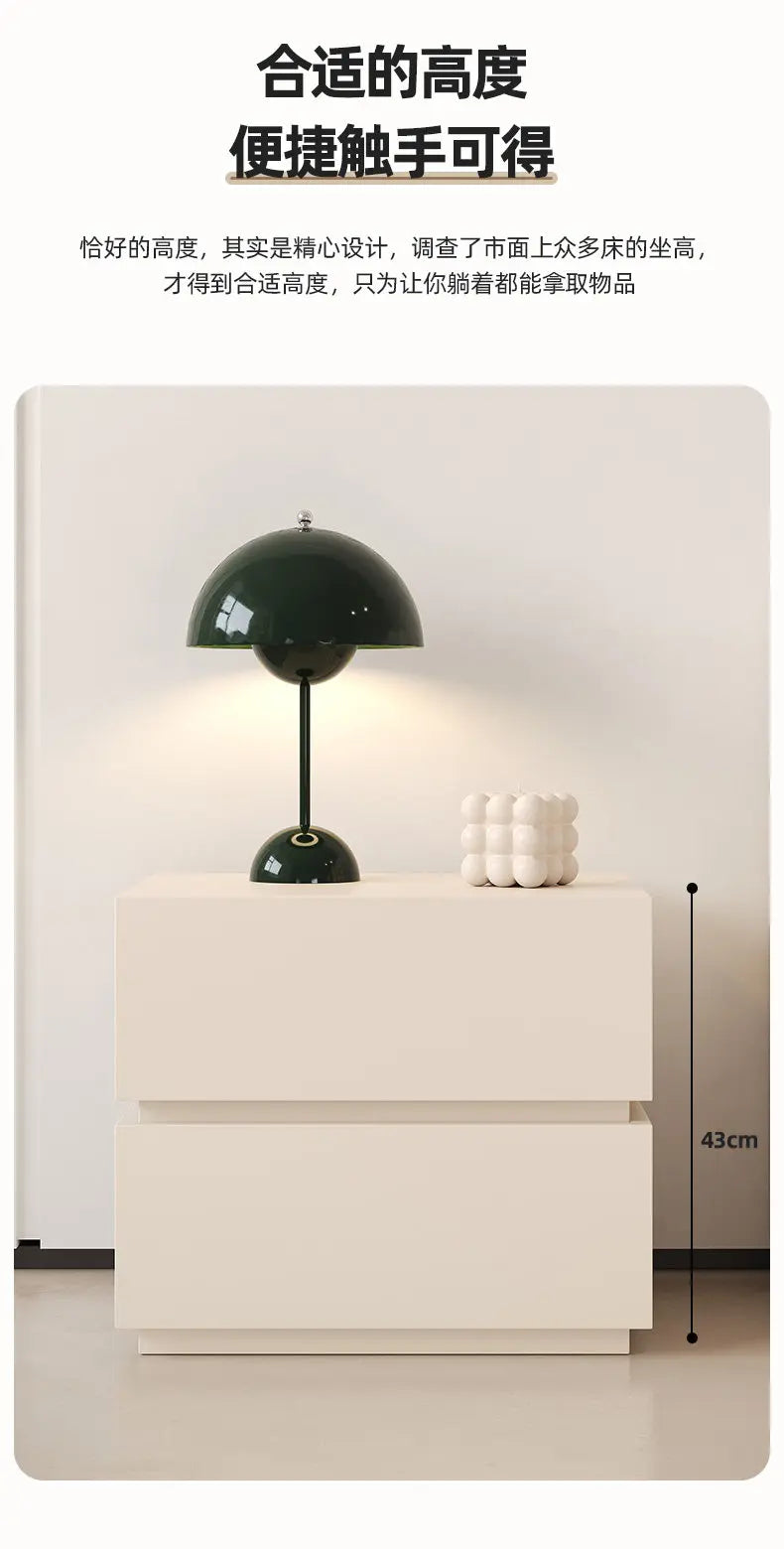 Mesita De Noche De decoración amarilla, mesita De Noche De almacenamiento japonesa barata estética, muebles Retro ahorradores De espacio