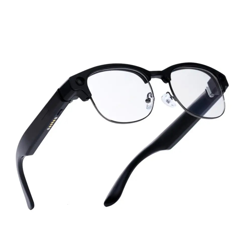Gafas Inteligentes con Cámara para Hombre, Grabación de Video 4K, Reconocimiento de IA, Llamadas Bluetooth, Traducción de Voz, Anti Luz Azul para Mujer, para Trabajar