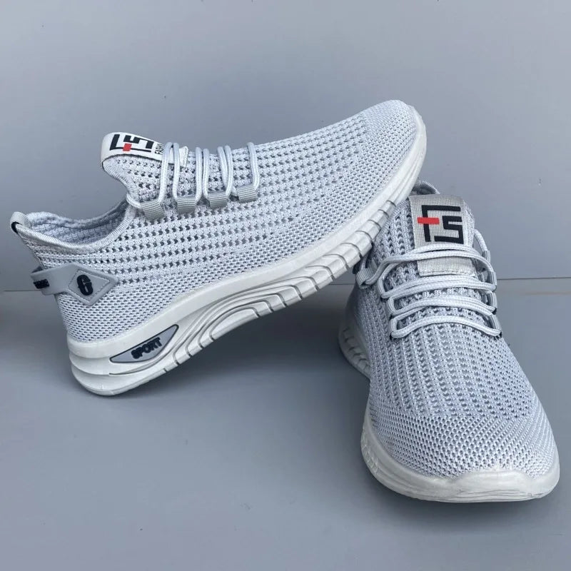 Zapatillas Deportivas Casuales Transpirables para Hombre, Primavera 2025, Nuevas con Superficie de Malla, Estilo Coco, para Deportes al Aire Libre, Ligeras y Cómodas
