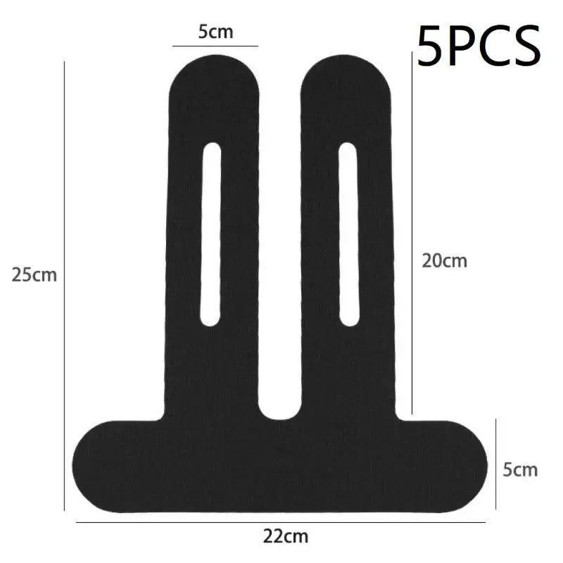 Cinta de kinesiología, atlética y elástica, transpirable, para rodillas, impermeable, proporciona soporte y estabilidad para correr, 1/5 Uds.