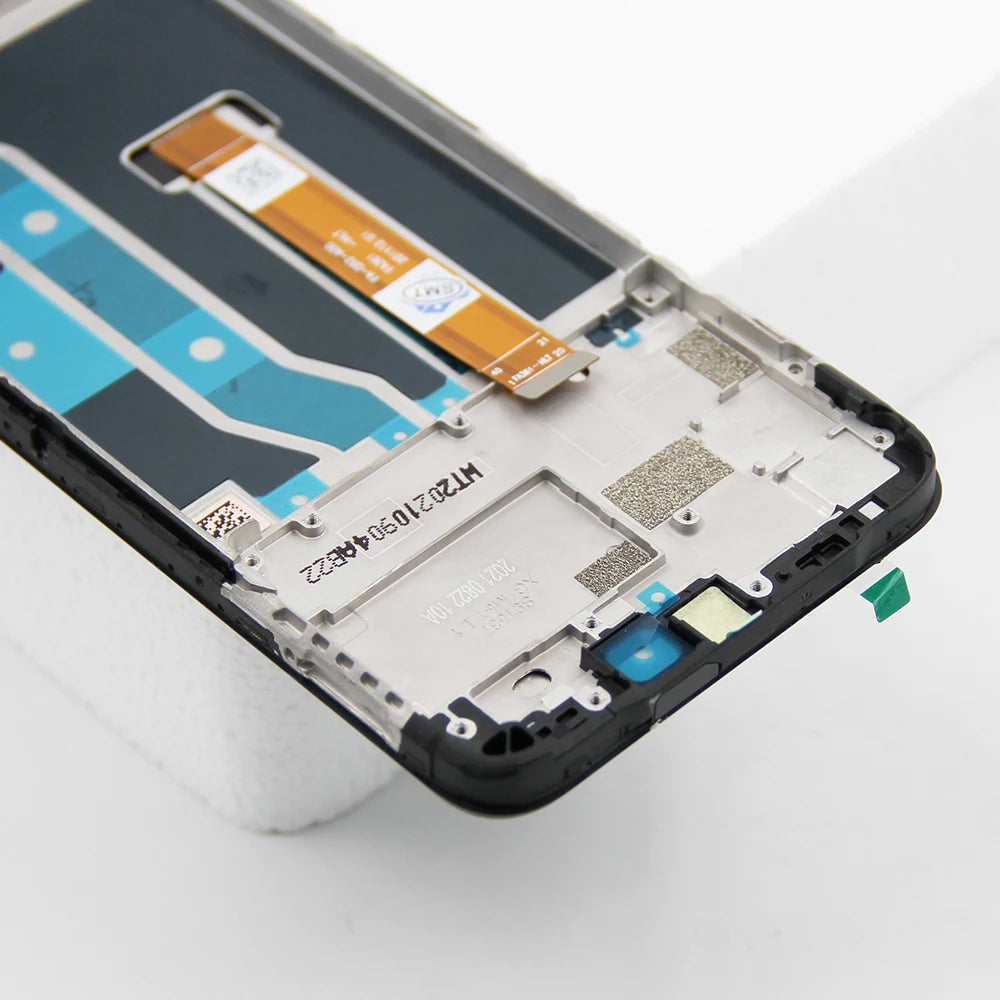 Pantalla de 6,5" para Realme 7i (Global) Pantalla Lcd Pantalla táctil digital con conjunto de marco para reemplazo OPPO Realme 7i