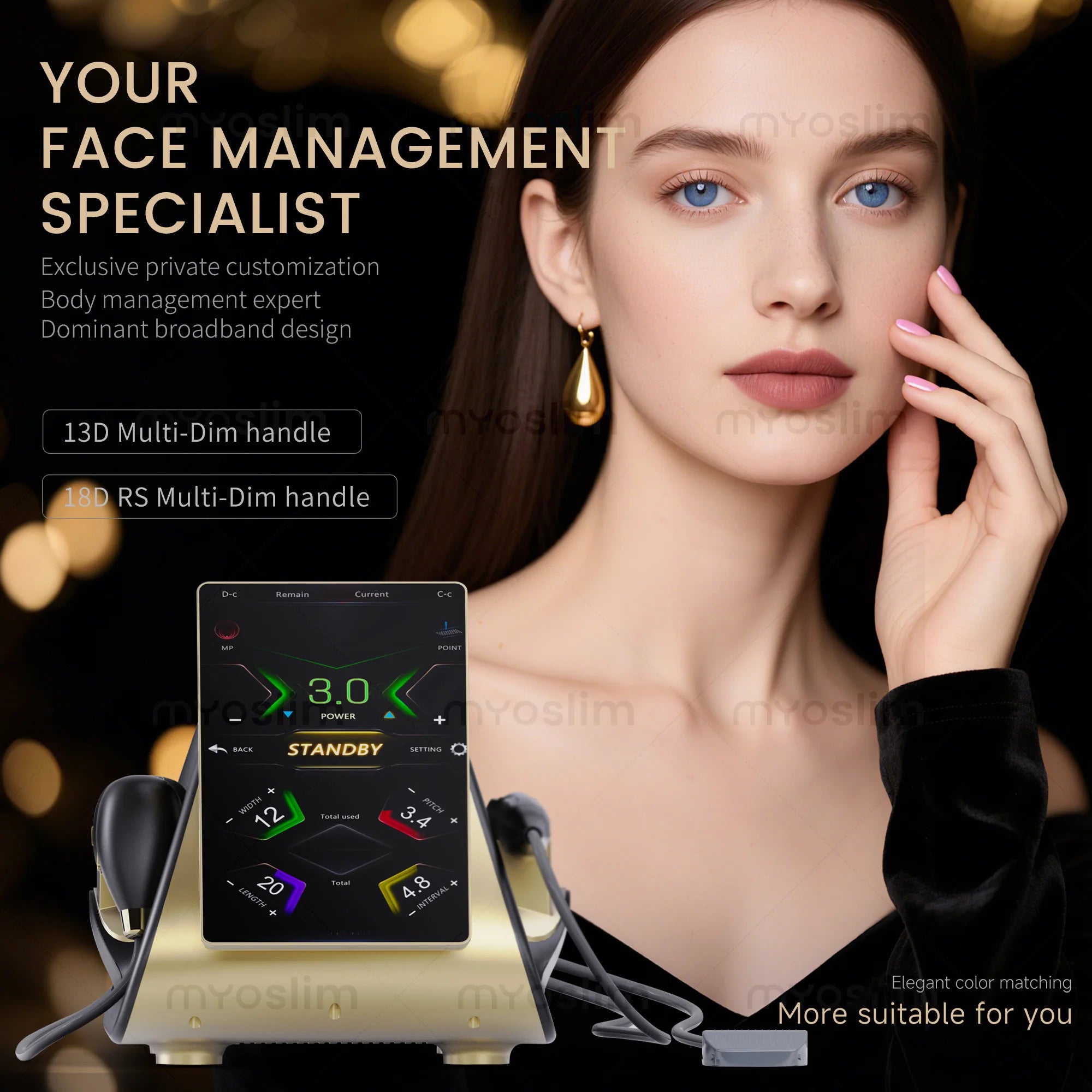 Máquina de Belleza HIFU 22D MAX para Rejuvenecimiento Facial, Adelgazamiento y Reducción de Grasa, Último Modelo