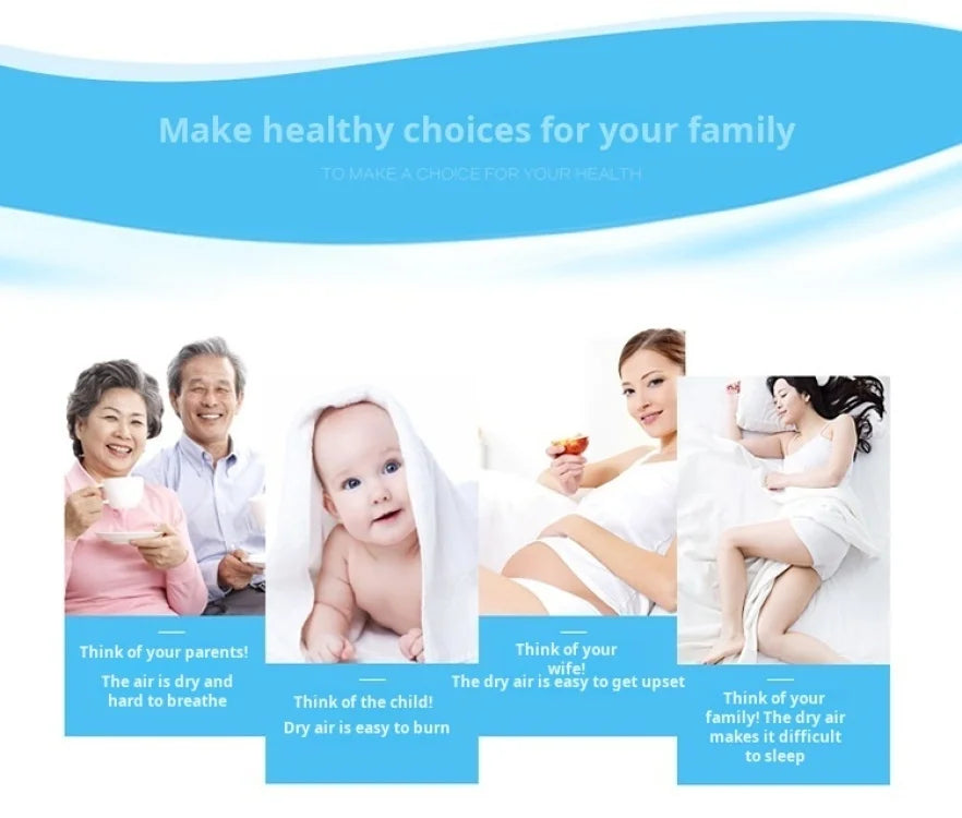 Humidificador de dormitorio para el hogar, difusor hidratante atomizador de gran volumen de niebla con doble pulverización, Mini purificador de aire aromático ultrasónico
