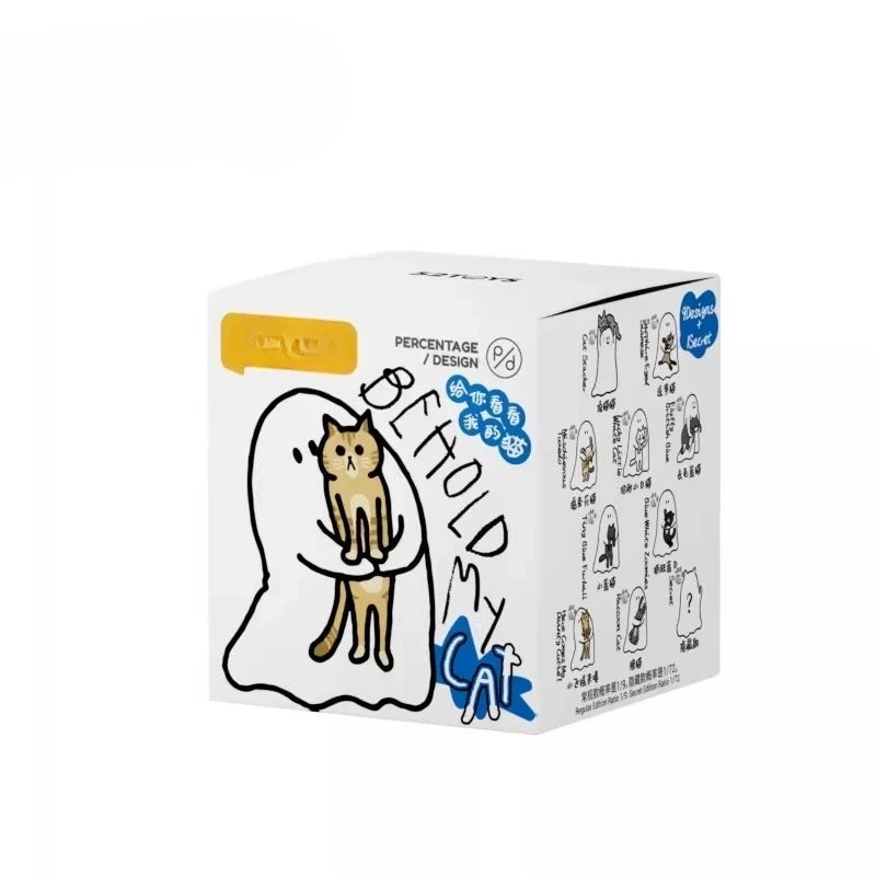 Ghody Behold My Cat Series, Caja Sorpresa con Figuras de Gatos, Lindas Mini Figuras de Anime Coleccionables, Decoración de Escritorio, Caja Misteriosa, Regalo para Niñas