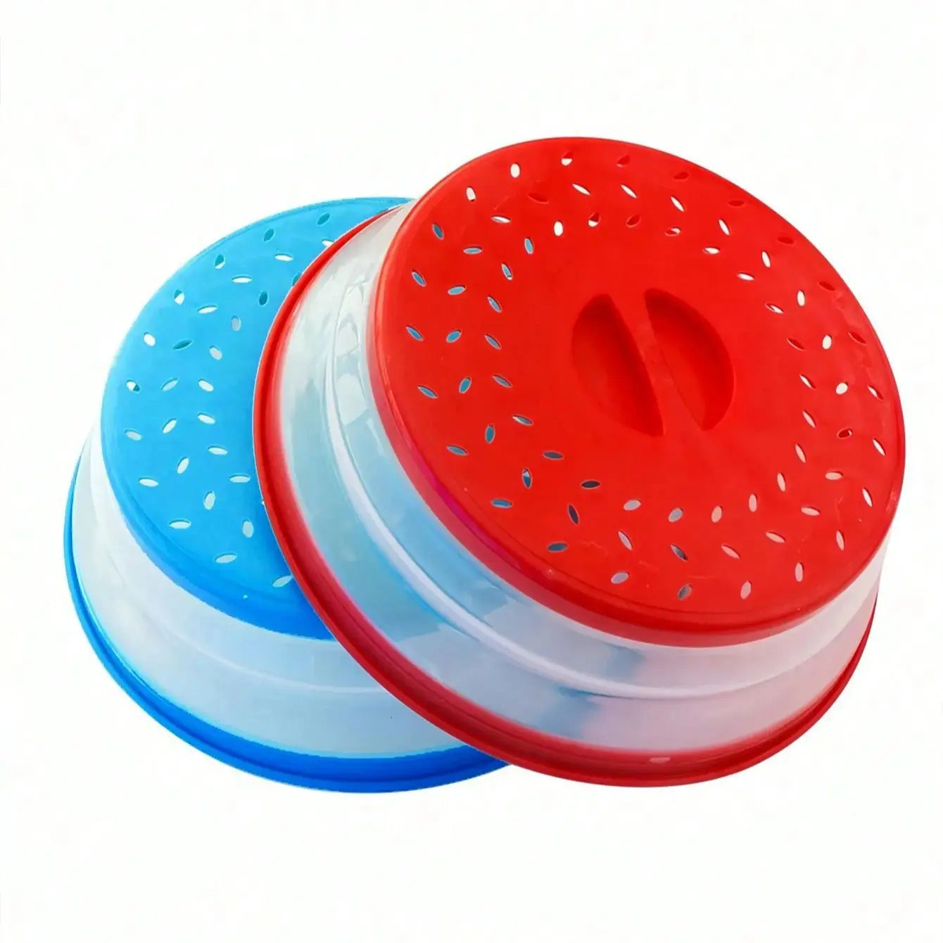 Protector Antisalpicaduras Plegable para Microondas, Apto para Lavavajillas, con Asa de Fácil Agarre, Filtro Ventilado para Alimentos, Herramienta de Cocina para Preparación de Comidas