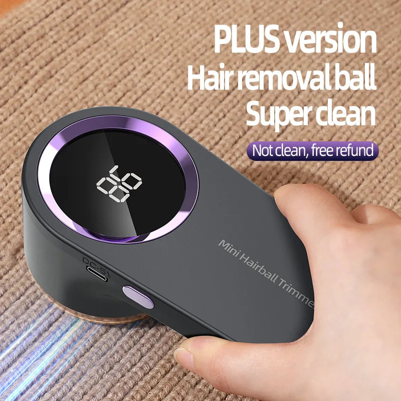 Dispositivo de depilación de cabello para ropa, dispositivo de depilación de cabello de partículas eléctrico Digital portátil LED, dispositivo de eliminación de fieltro recargable por USB