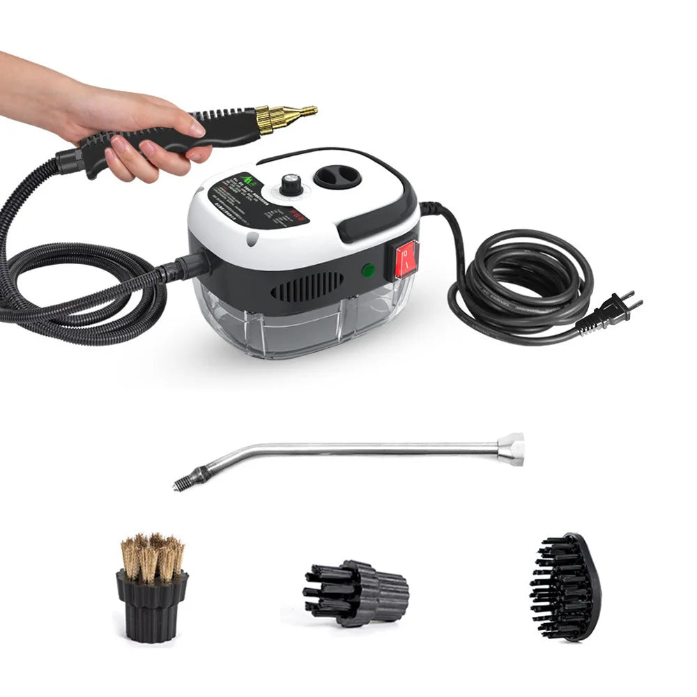 Limpiador de vapor de alta temperatura para el hogar, esterilización, aire acondicionado, capó de cocina, Limpiador de vapor para coche, enchufe US, EU, UK, AU, 2500W
