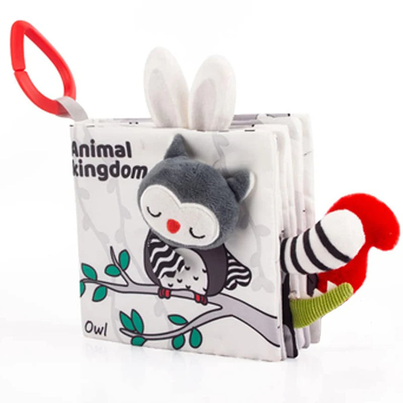 Libros suaves para bebés, juguetes 3D con tacto y sensación de tela arrugada, libros para bebés, niños, tacto y sensación arrugada, regalos para niños pequeños
