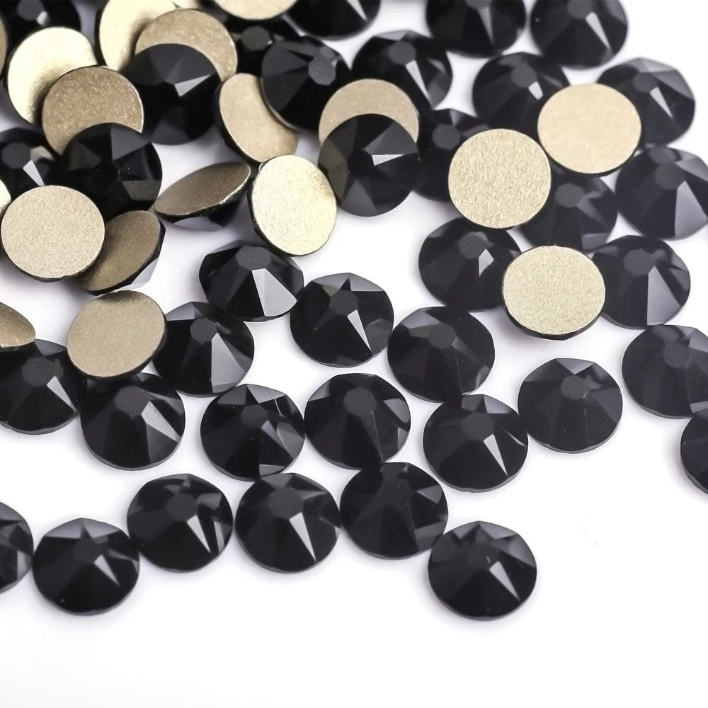 VC 2088-diamantes de imitación para decoración de uñas, 16 caras de corte, cristales brillantes, ss10-30 Strass 8Big + 8Small, sin fijación térmica