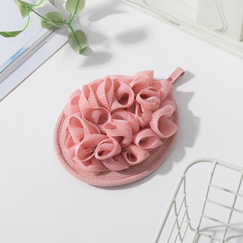 Depurador de baño para el cuerpo, Bola de lufa, ducha, Bola de baño de masaje, toalla de flores para el cuerpo, el mejor exfoliante corporal para ducha, herramienta de baño