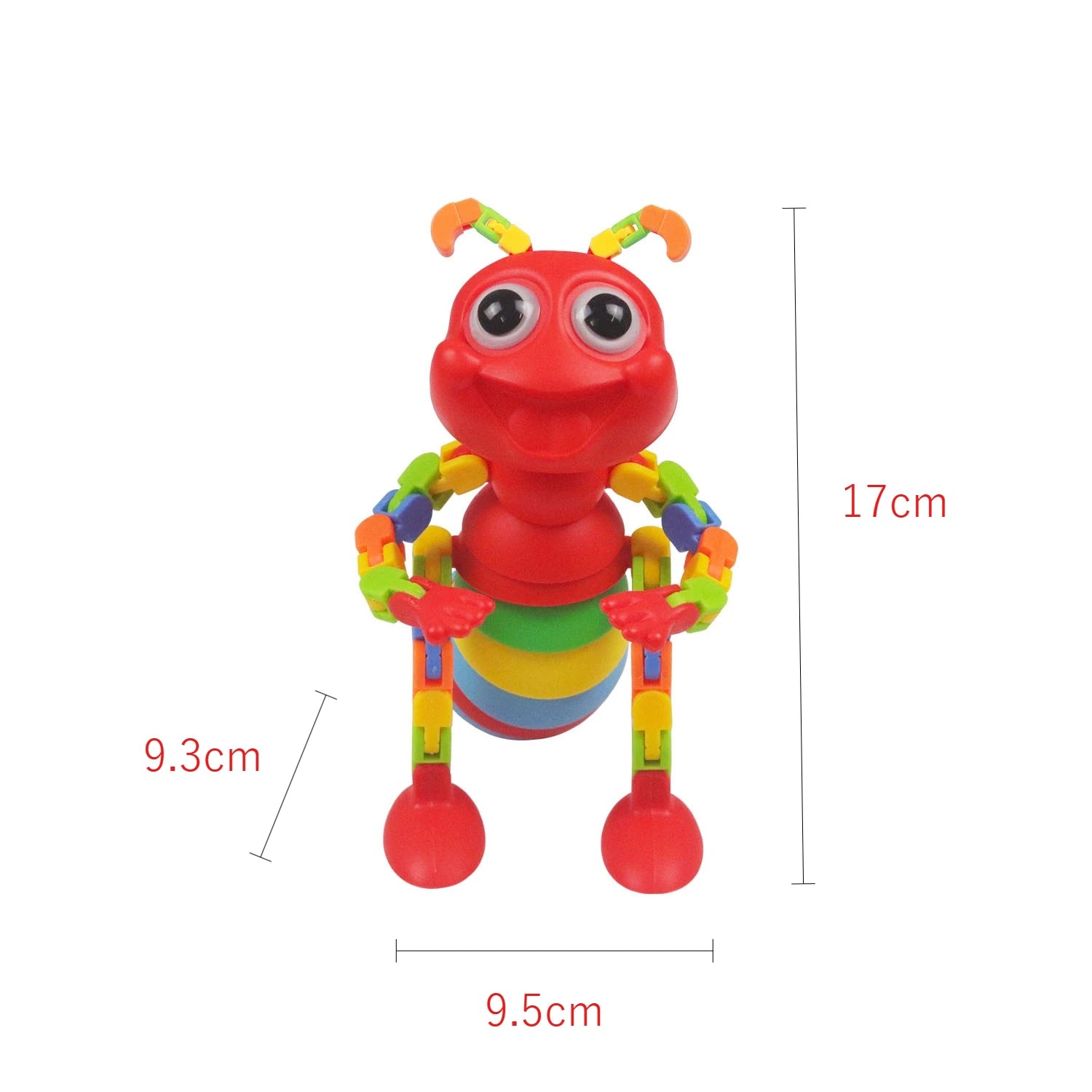 Juguete antiestrés 3D Slug, caracol colorido, giro creativo, alivio de todas las edades, juguetes sensoriales antiansiedad para niños