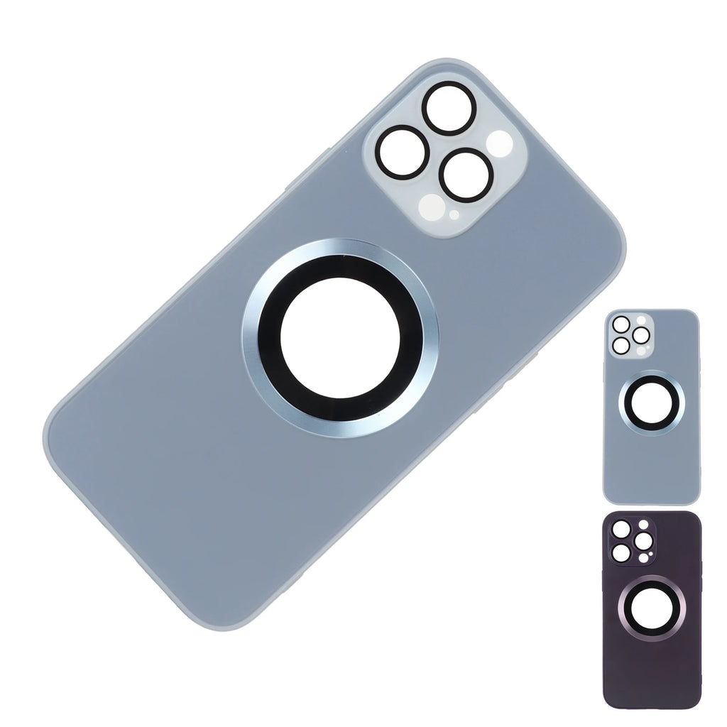 Funda Magnética para Teléfono, a Prueba de Polvo y Arañazos, Funda Magnética para Teléfono con Cristal Esmerilado, Cubierta Protectora para iPhone 14 Pro Max