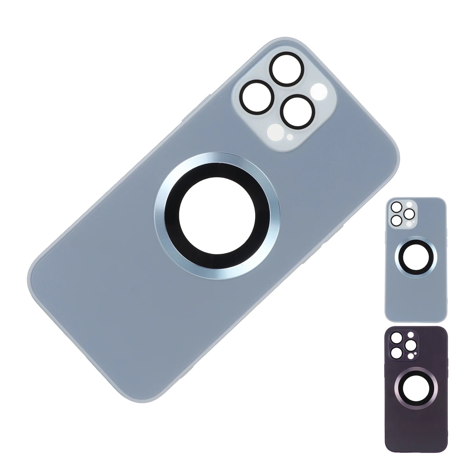 Funda Magnética para Teléfono, a Prueba de Polvo y Arañazos, Funda Magnética para Teléfono con Cristal Esmerilado, Cubierta Protectora para iPhone 14 Pro Max