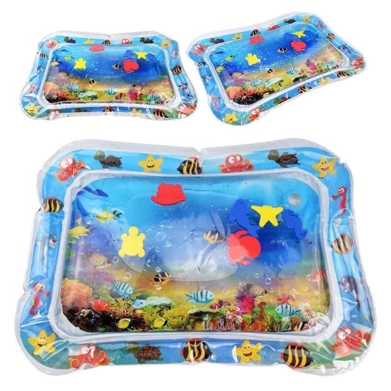Juguetes para bebés, estera de juego de agua para el tiempo de la barriga, cojín inflable, educación temprana, estera de juego de agua para bebés y niños pequeños