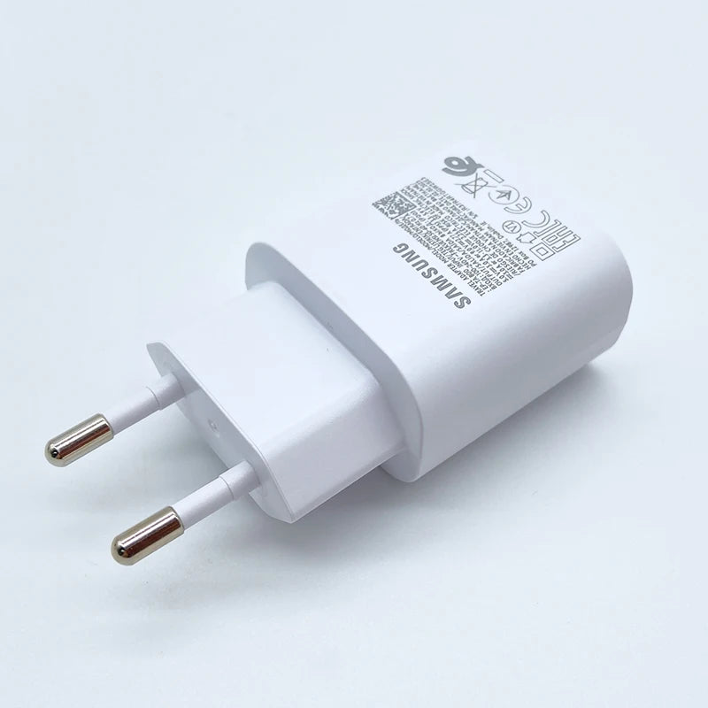 Samsung Cargador superrápido Usb tipo C, adaptador de Cargador para Galaxy S24, S23, S20, S21, S22 Plus, A54, A34, Z Flip Fold 5, 6, 4, 25W