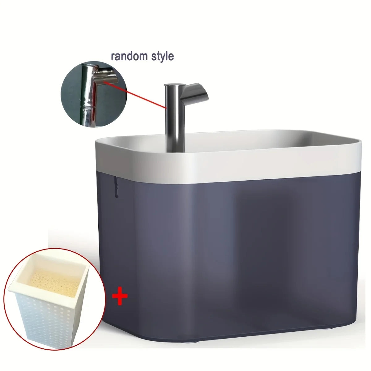Dispensador de Agua Automático para Gatos de 1.5L, Dispensador de Agua con Flujo Circulante, Bebedero de Agua para Gatos y Perros, Tazón de Agua, Tazón de Alimentación