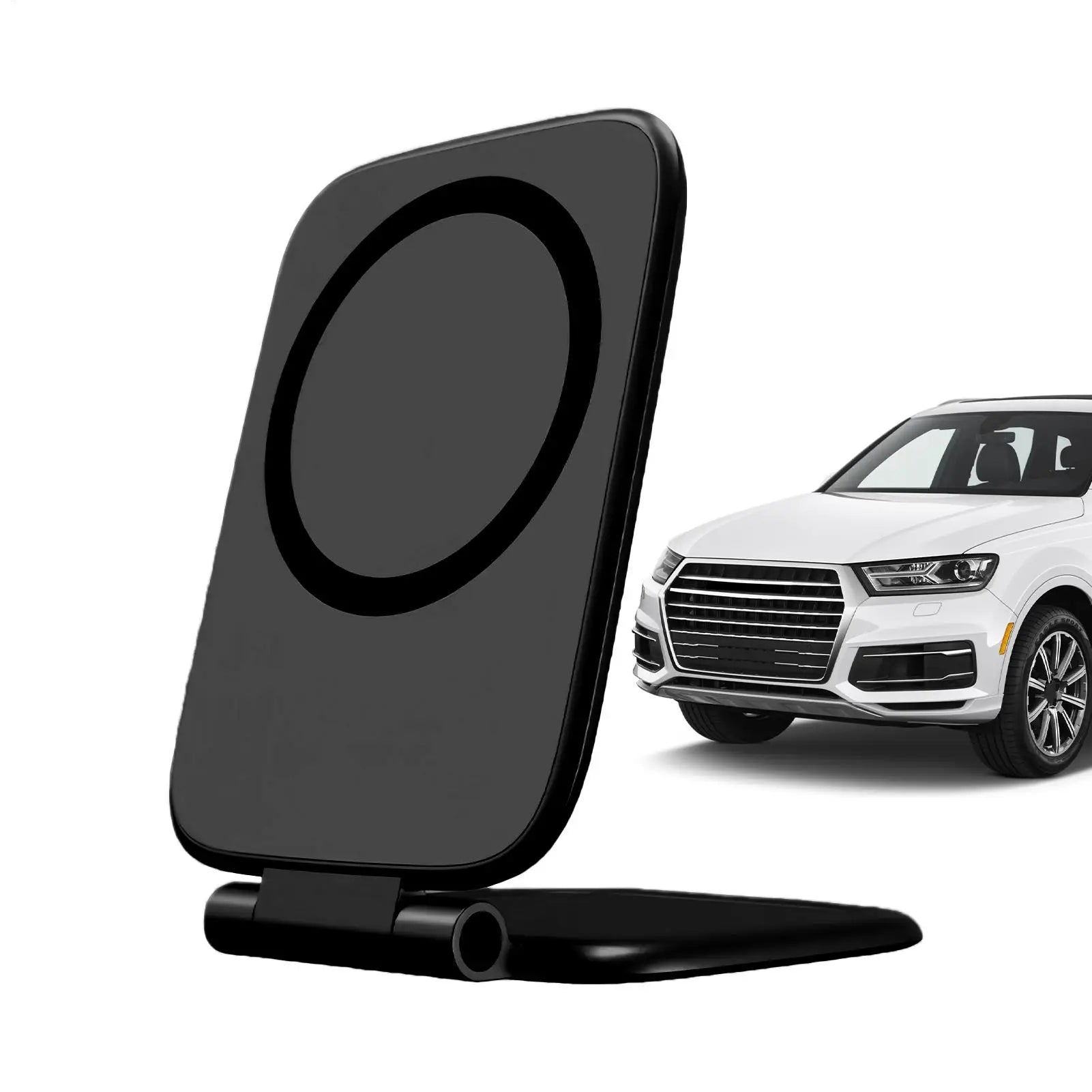 Soporte Magnético para Teléfono de Coche, Ultrafino, Plegable, con Adhesivo para la Parte Trasera del Coche, Soporte Magnético para Escritorio