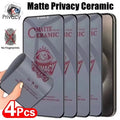 Protectores de pantalla de privacidad de cerámica mate para Samsung S24 S23 S22 S21 Ultra Plus A55 A54 A53 A35 A30 A13 A22 A33 A72 A73 A05S A34