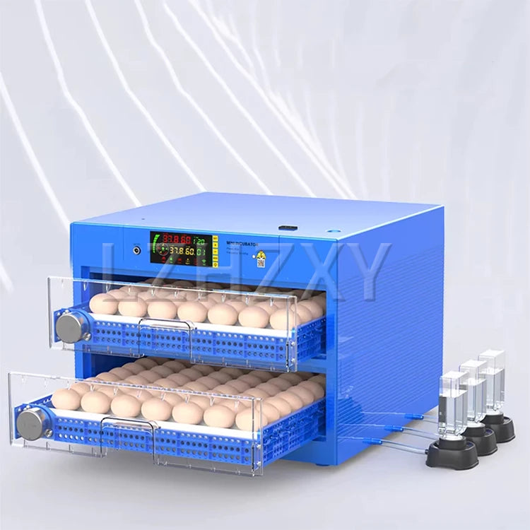 Incubadora de Huevos de Aves de Corral Digital Inteligente de 220V, Volteo Automático de Huevos, Control de Temperatura y Humedad, Incubadora para 128 Huevos