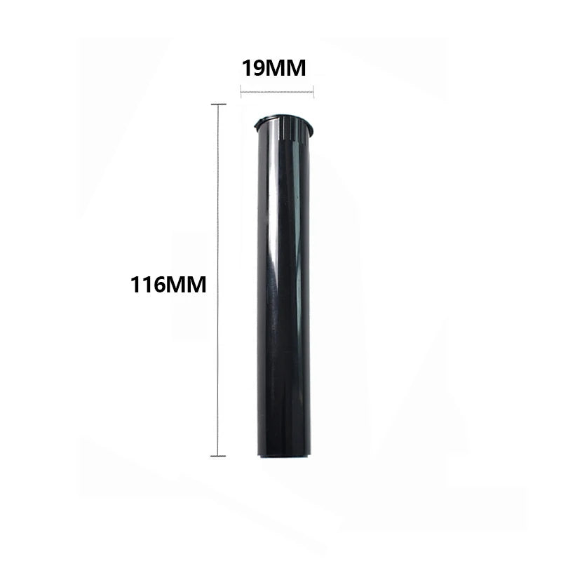 Paquete de 10 Tubos de Almacenamiento Herméticos para Cigarrillos de 116 mm, Contenedor Impermeable para Cigarrillos de 110 mm
