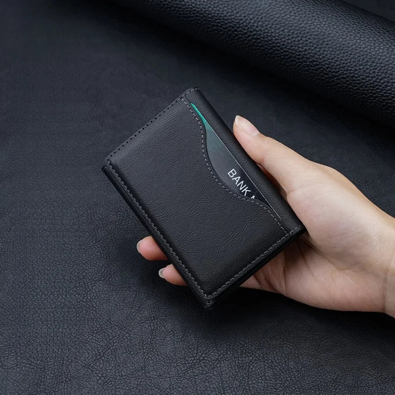 Cartera con tarjetero magnético para iPhone, Samsung, Xiaomi, MagSafe, funda desmontable con múltiples ranuras para tarjetas