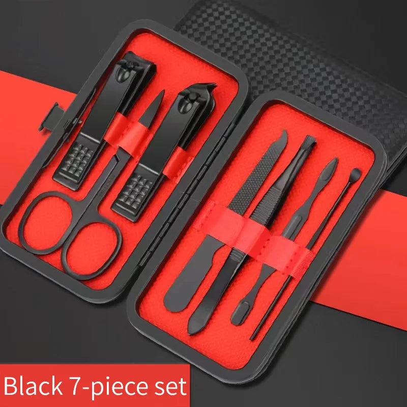 Juego de cortaúñas, herramientas de belleza prácticas, cortaúñas para manicura, cortaúñas, cuchillo para pedicura, cuchillo pelador de orejas, manicura de uñas T