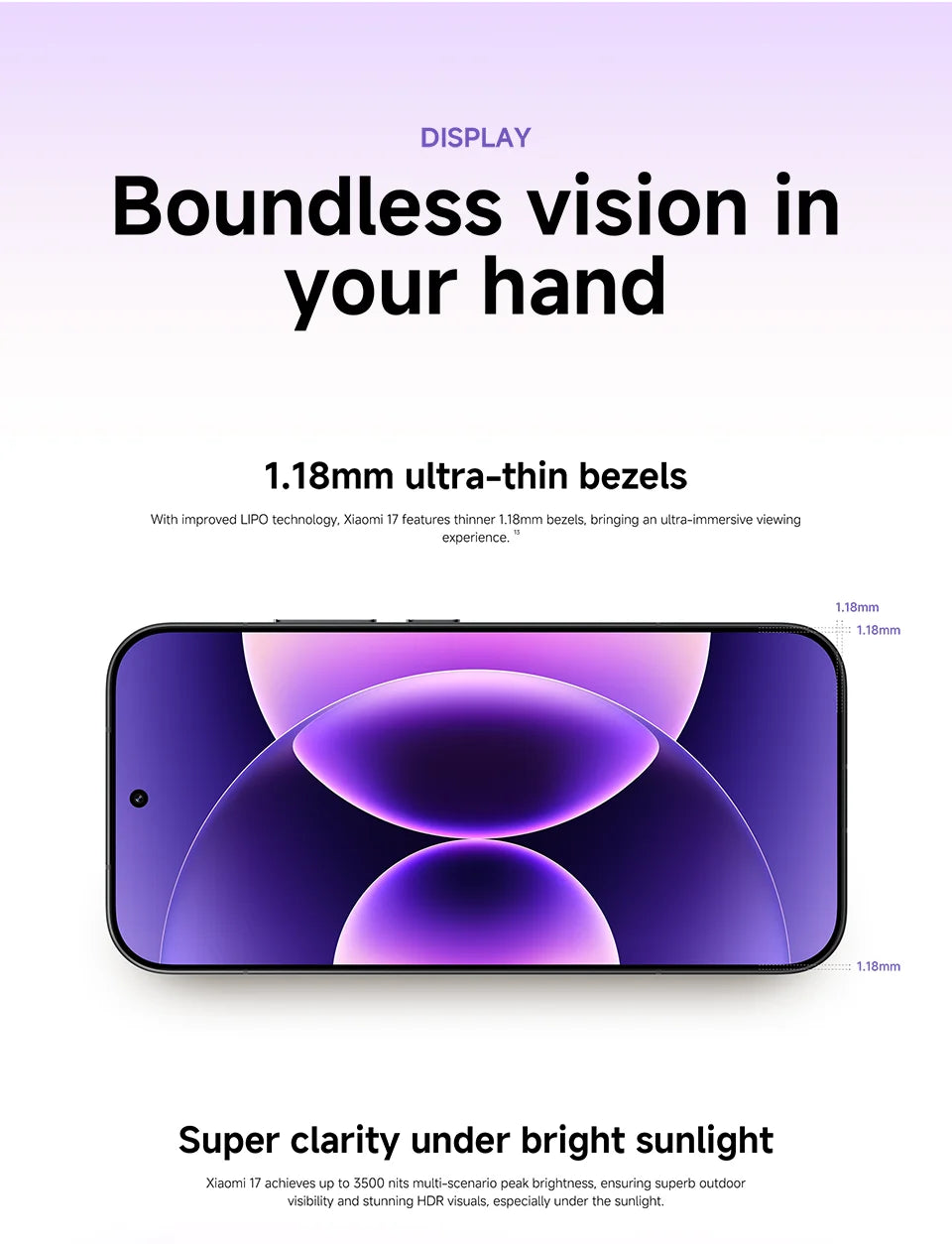 【Versión Global】 Xiaomi 17 Smartphone 5G 12GB RAM Batería de 6330mAh Cámara Leica de 50MP HyperCharge de 100W Snapdragon ®   8 Elite Gen 5