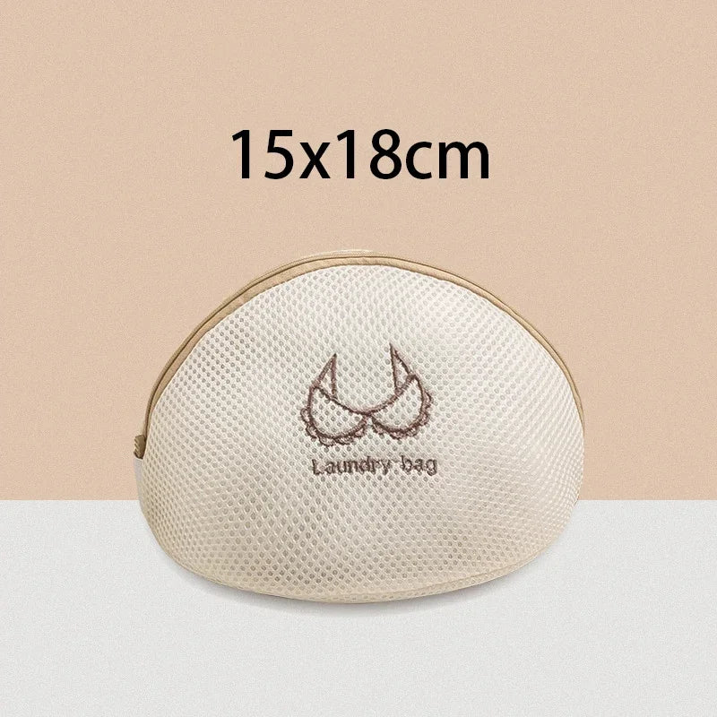 Juego de 7 Bolsas de Lavandería con Bordado Grueso, Bolsa de Lavado de Malla Fina para Prendas Delicadas, Organizador de Ropa para el Hogar