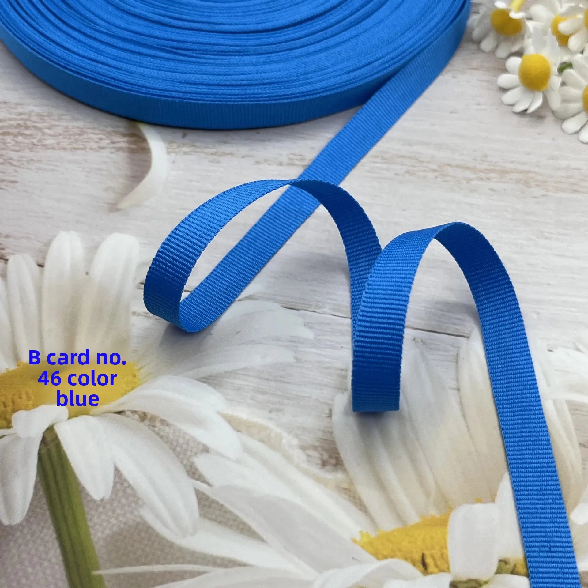 Cinta de encuadernación de borde de tejido liso de poliéster colorido, cinturón de tela de nailon, cinturón de lona con borde en rollo, corbatas para artículos para el hogar