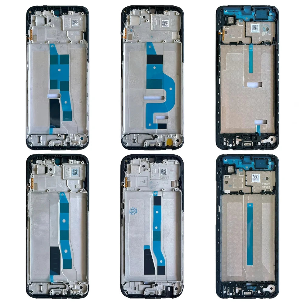 Para Xiaomi Redmi 15 15C marco LCD marco medio bisel carcasa versión Eur piezas de repuesto para Redmi A5 4G marco frontal