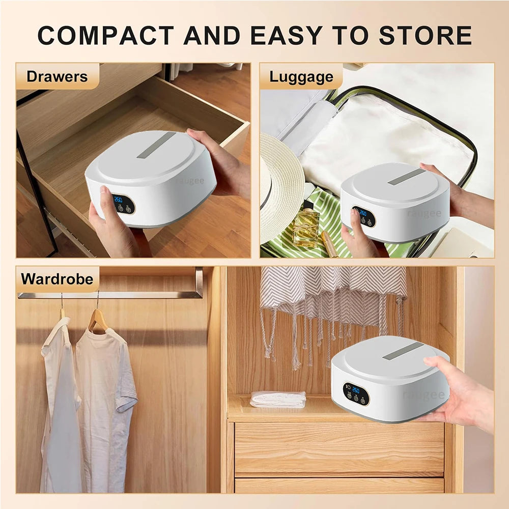 Secador de ropa portátil Secador de ropa eléctrico Esterilización UV Secador de ropa Secador de ropa portátil plegable con control remoto