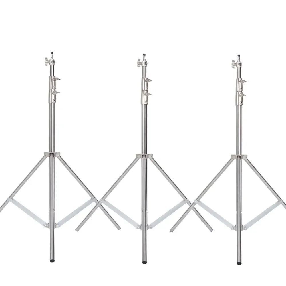 Trípode extensible SH de 190cm con tornillo y ruedas de 1/4, control remoto por Bluetooth para cámara DSLR, trípode de micrófono con luz de relleno para teléfono inteligente