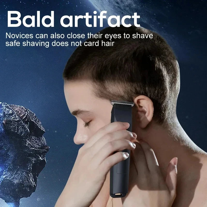 Nueva Cortadora de Pelo Eléctrica 2026 para Hombre, Recortadora Corporal y de Vello Púbico, Impermeable, con Cuchilla de Cerámica Reemplazable