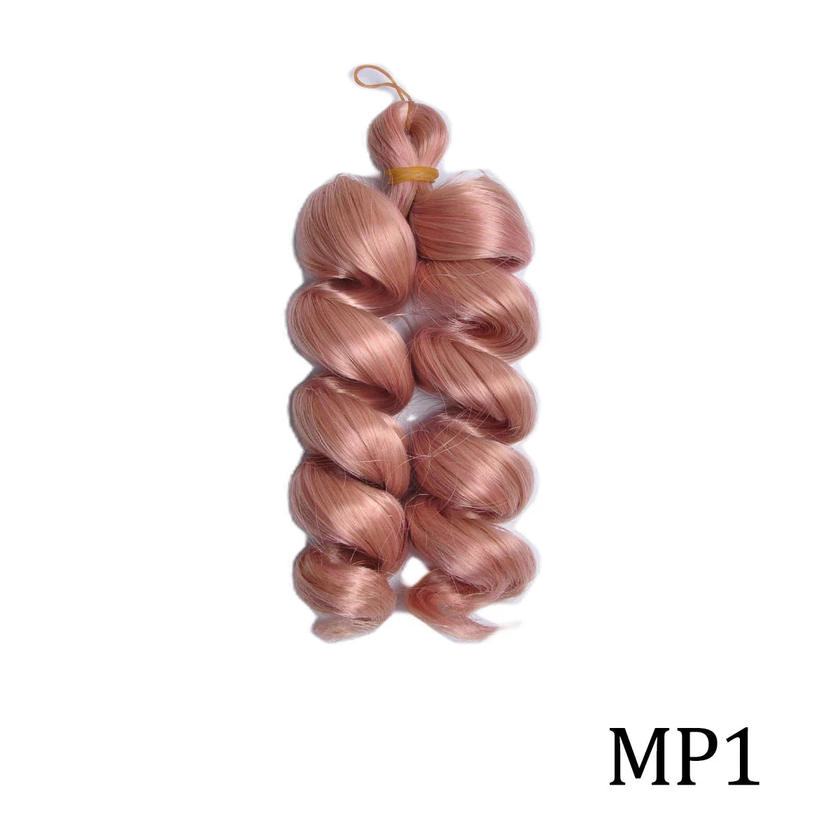 Extensiones de cabello trenzado rizado en espiral de pelo sintético de 12 pulgadas, pelo rizado rosa ombré, rizos franceses, pelo de ganchillo trenzado para mujer