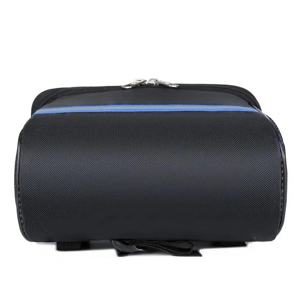 Bolsa impermeable para tubo delantero de bicicleta, tira reflectante, fácil instalación, cesta para manillar de bicicleta, gran capacidad