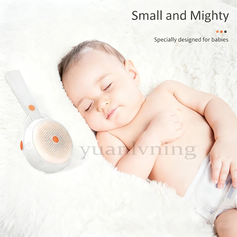 Máquina Portátil de Ruido Blanco con Bluetooth para Ayudar a Dormir al Bebé, Batería Integrada, Calmante para Dormir al Bebé para Guardería y Viajes