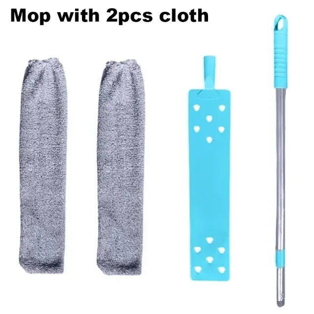 UNTIOR-fregona con mango largo, cepillo para polvo junto a la cama, plumero de limpieza desmontable, limpieza de huecos, sofá, muebles, limpiador de polvo, artículo para el hogar