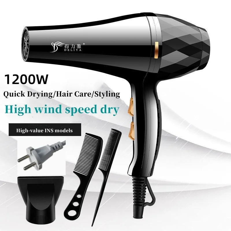 Nuevo secador de pelo de alta potencia con temperatura constante fría y caliente, secado rápido, para uso doméstico y profesional en salones de belleza.