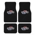 Datsun Alfombrillas de Coche Alfombras Antideslizantes Alfombras Delanteras y Traseras Alfombrillas de Coche Juego de 4 Piezas Accesorios de Decoración para Auto