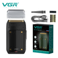 Afeitadora VGR V-353 de afeitar profesional, máquina de afeitar eléctrica, recortadora de barba portátil, Mini afeitadora recargable para hombres
