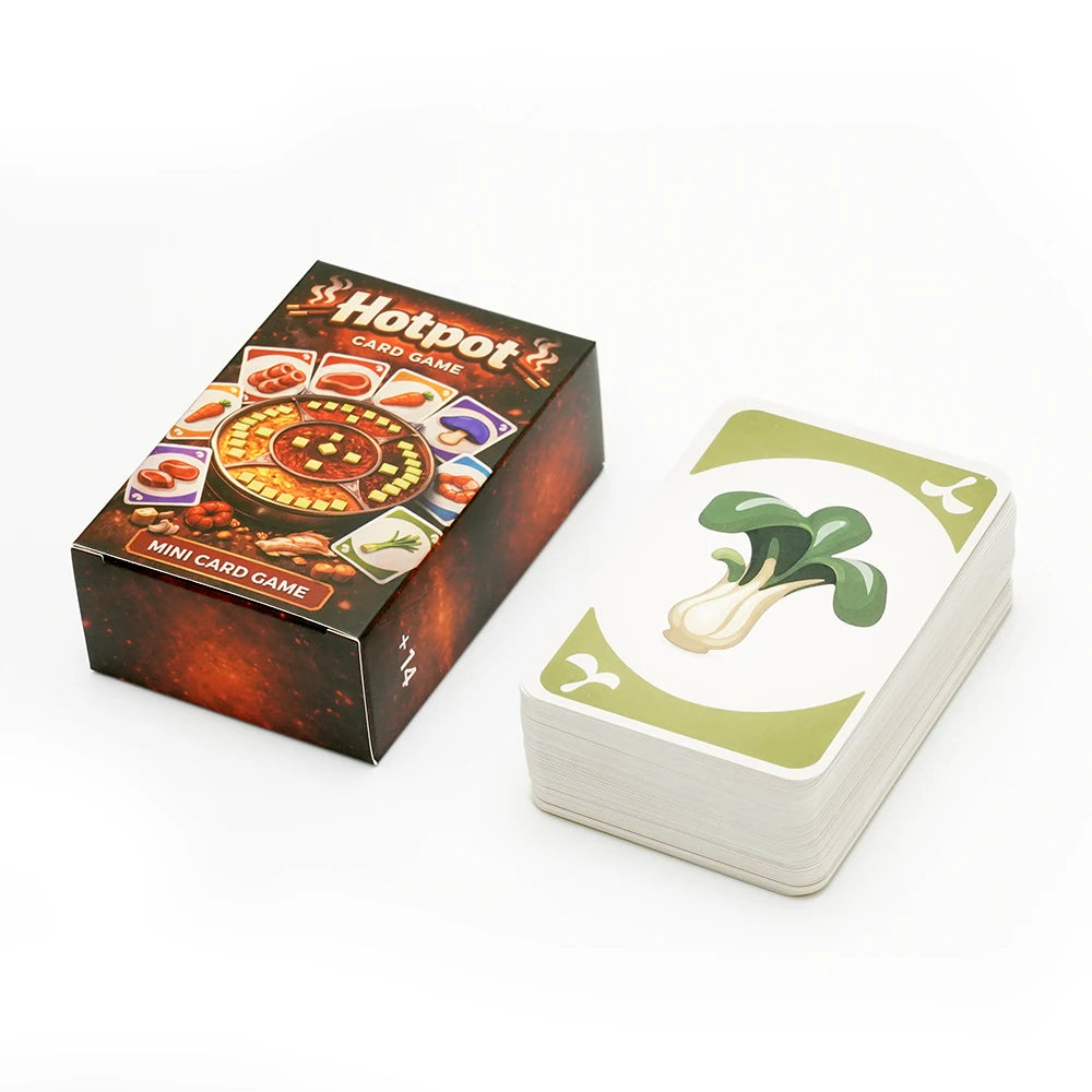 Juego de cartas estilo Hotpot de Palia, juego de colección para fiestas, juego de estrategia y emparejamiento, crea tres conjuntos de tres cartas, divertido.