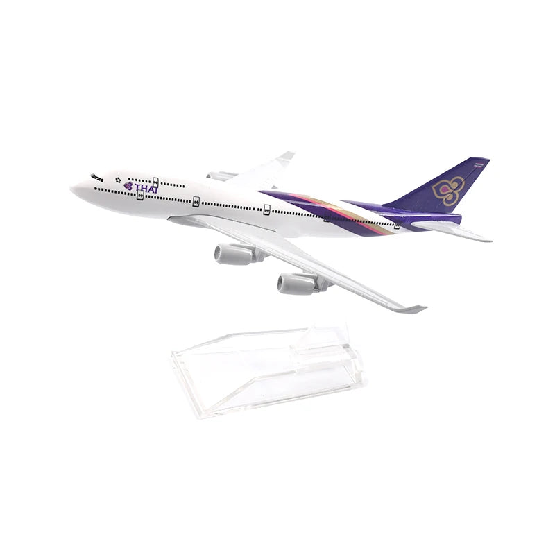 JASON TUTU modelo Original Boeing 747 avión Diecast Metal 1/400 escala miniatura avión modelo aviones regalo