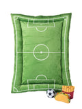 Cama de Perro Cuadrada Estilo Cancha de Fútbol Muebles para Perros y Gatos Diseño Moderno y Deportivo Ideal para Hoga
