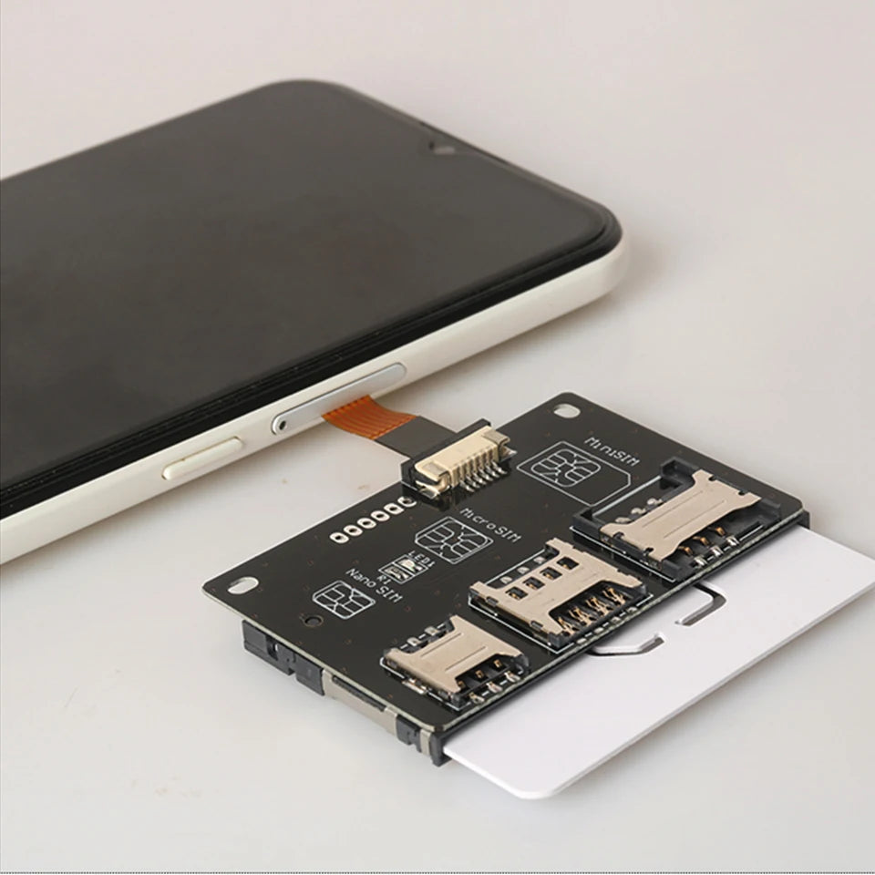 Herramientas de Activación de Nano SIM FPV, Convertidor a Tarjeta Inteligente, Extensión de Tarjeta IC para Kit Adaptador de Tarjeta Micro y Nano SIM