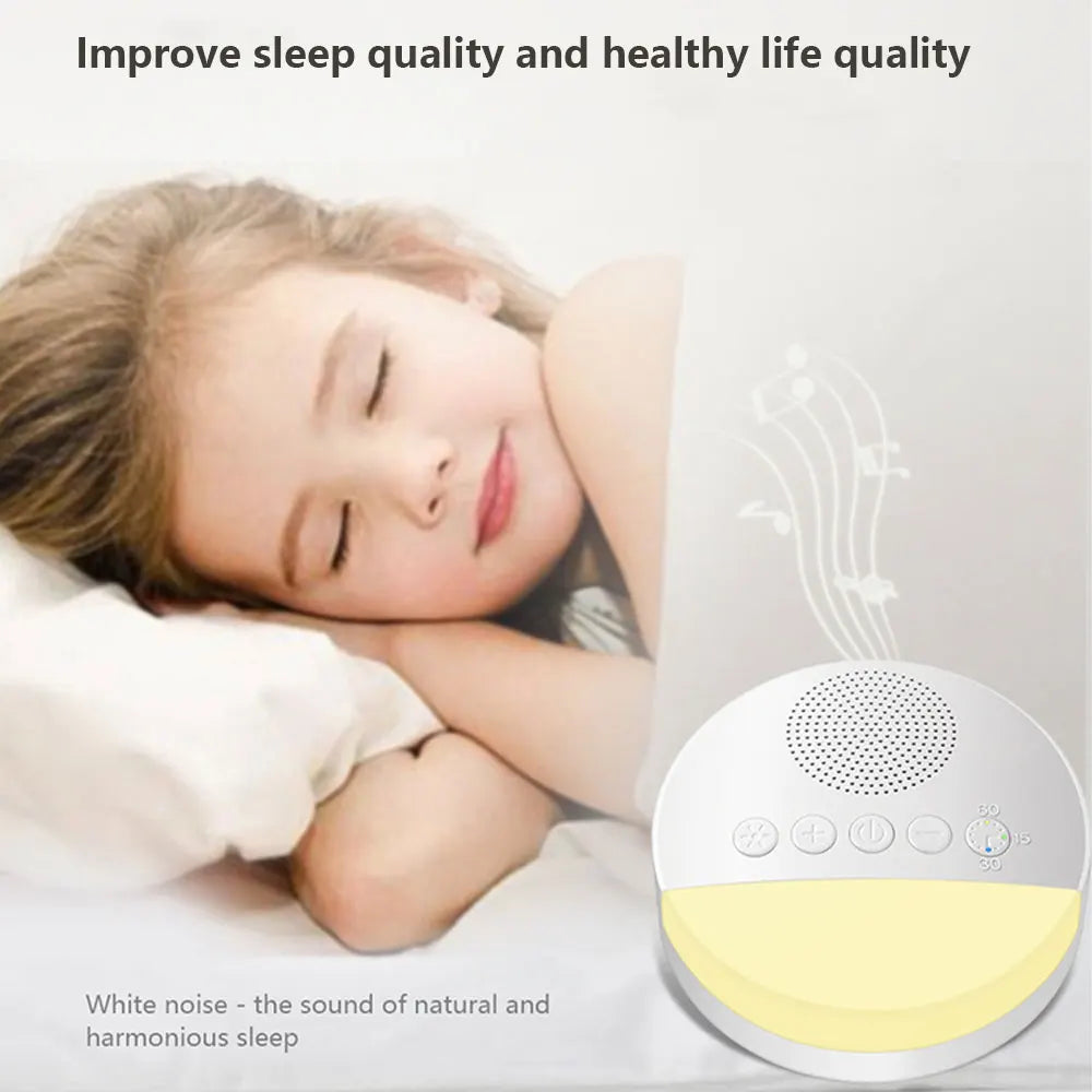 Ayuda para dormir, máquina de ruido, sonido, Spa, máquina de relajación, sonidos naturales, herramienta de artefacto para aliviar el insomnio del sueño para bebés y adultos