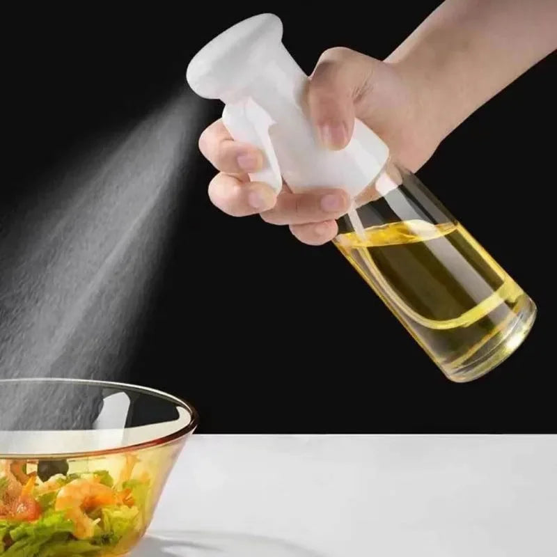 Spray de aceite para cocinar, botella dispensadora de aceite de oliva, pulverizador, niebla, vinagre de aceite de calidad alimentaria reutilizable, botella pulverizadora, accesorios de cocina